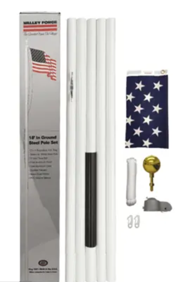 Flagpole,18ft  Valley Forge
