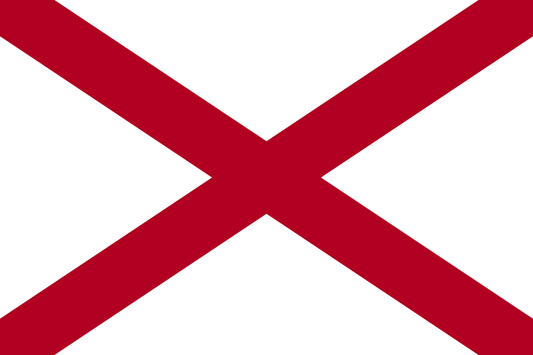 Alabama Flag, State of,  APPLIQUED