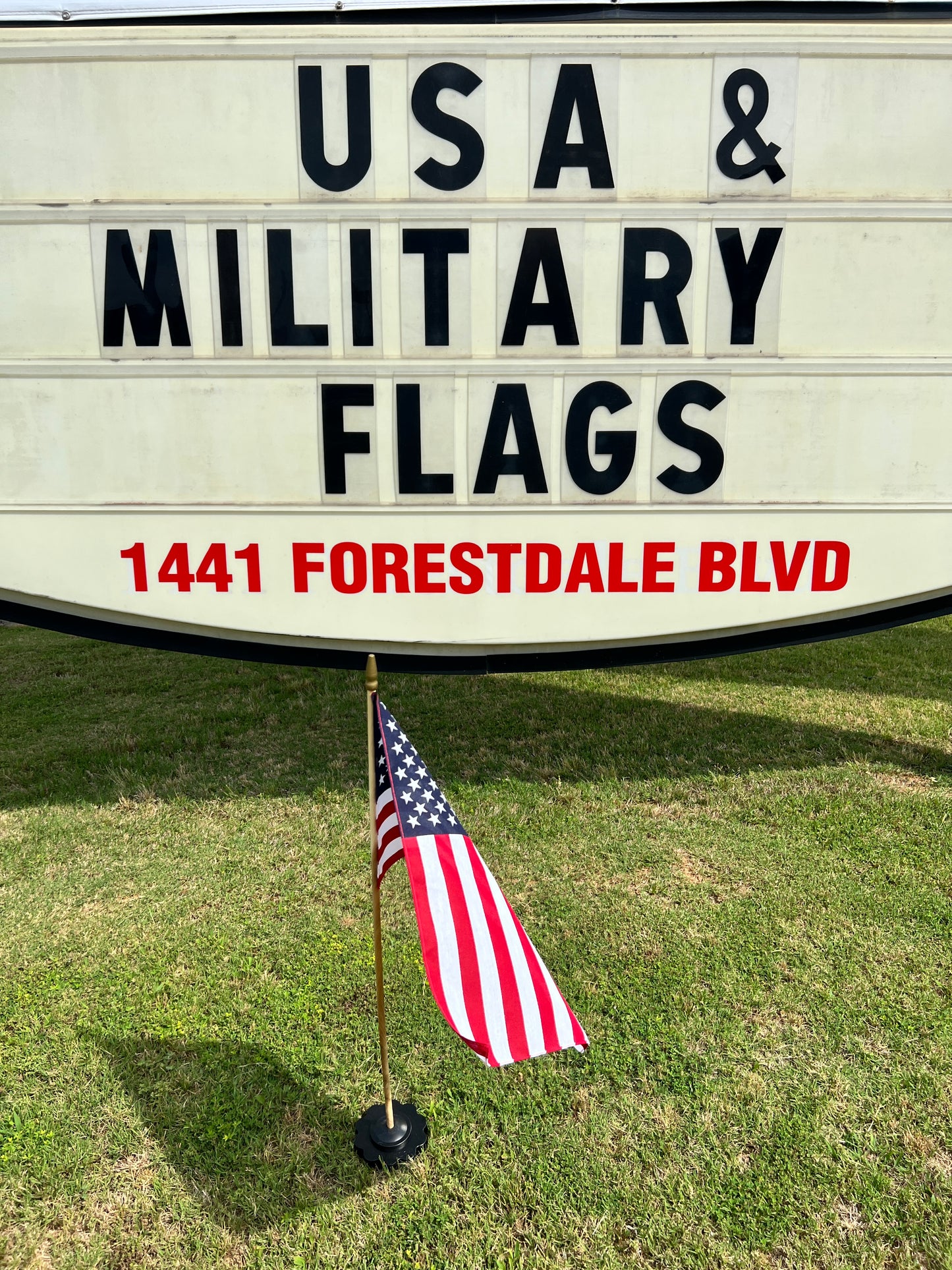 Stick flag “Step On” Base Holder