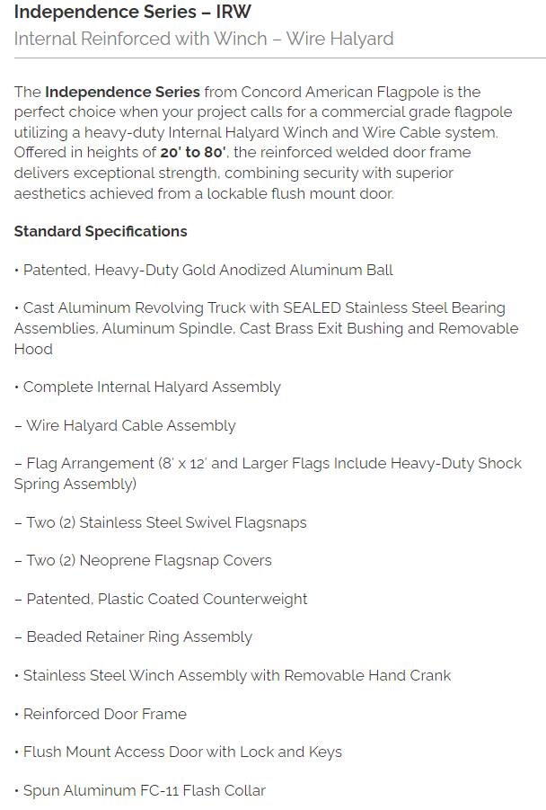 Independence Series IRW