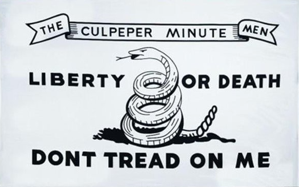 Culpeper 3x5', Nylon, Liberty or Death 1775