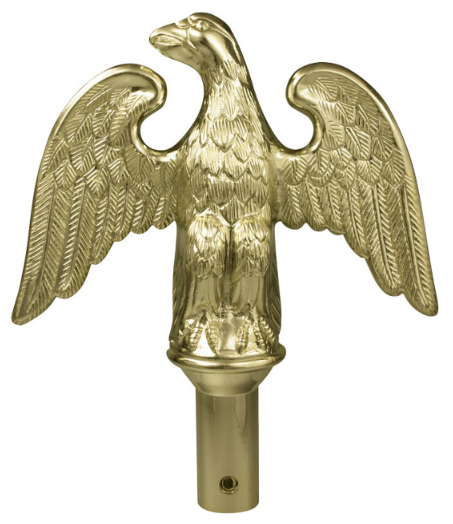 Eagle, Perched. Gold 7" ABS