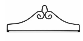 Garden Flag Hanger, Wrought Iron