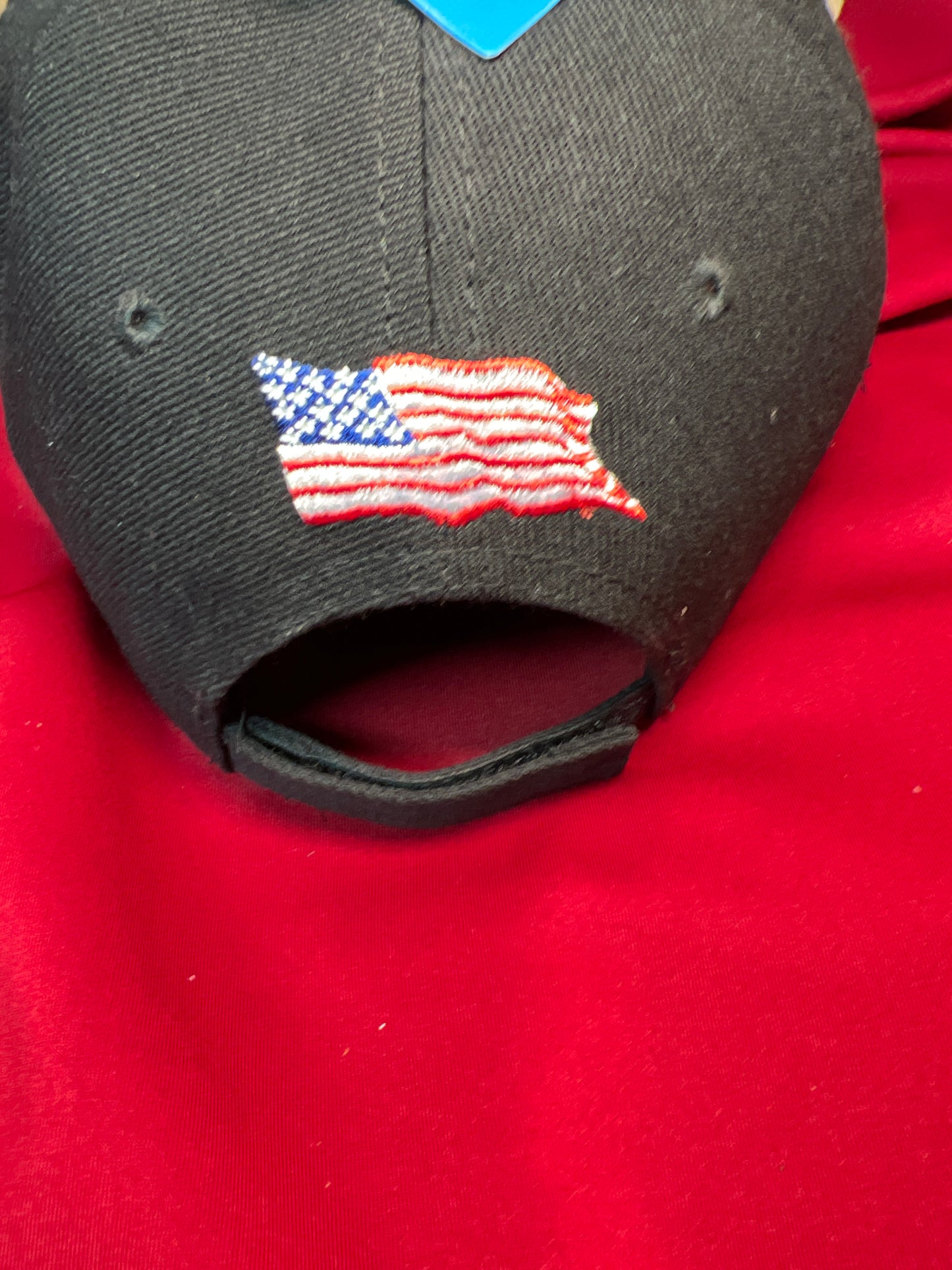 Hat, Disabled Veteran with stars and red and white stripes