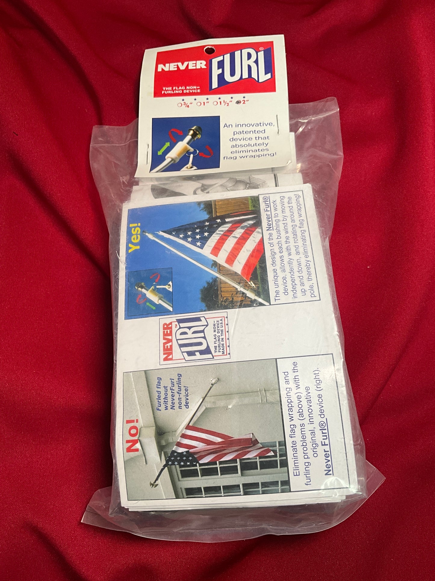 Never Furl, 2” White