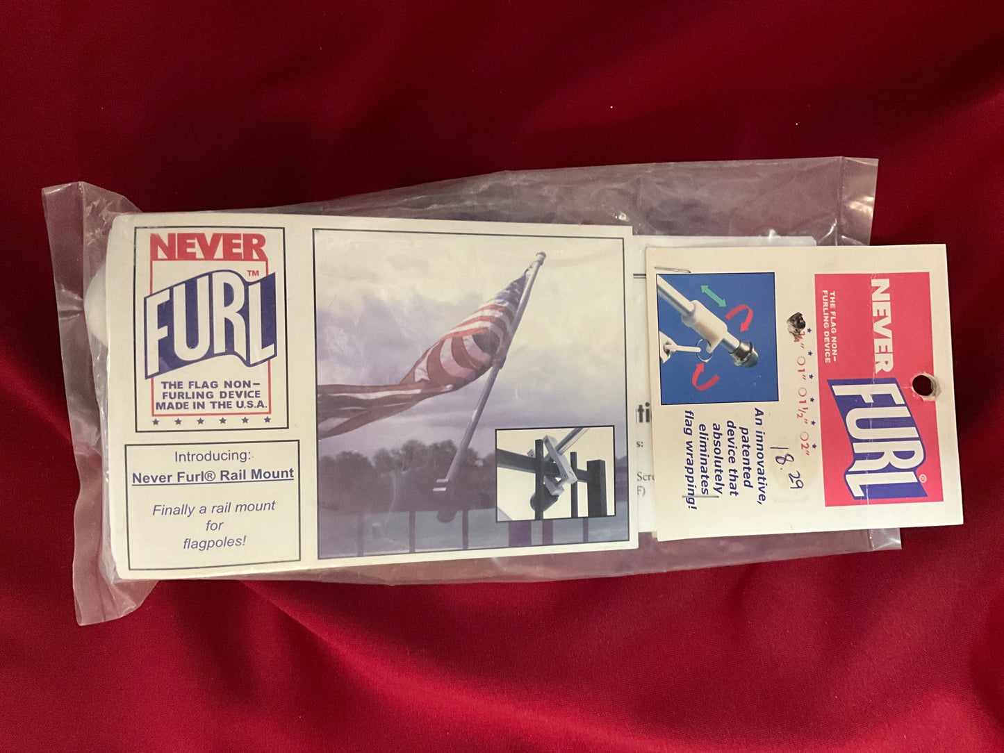 Never Furl, 3/4” White