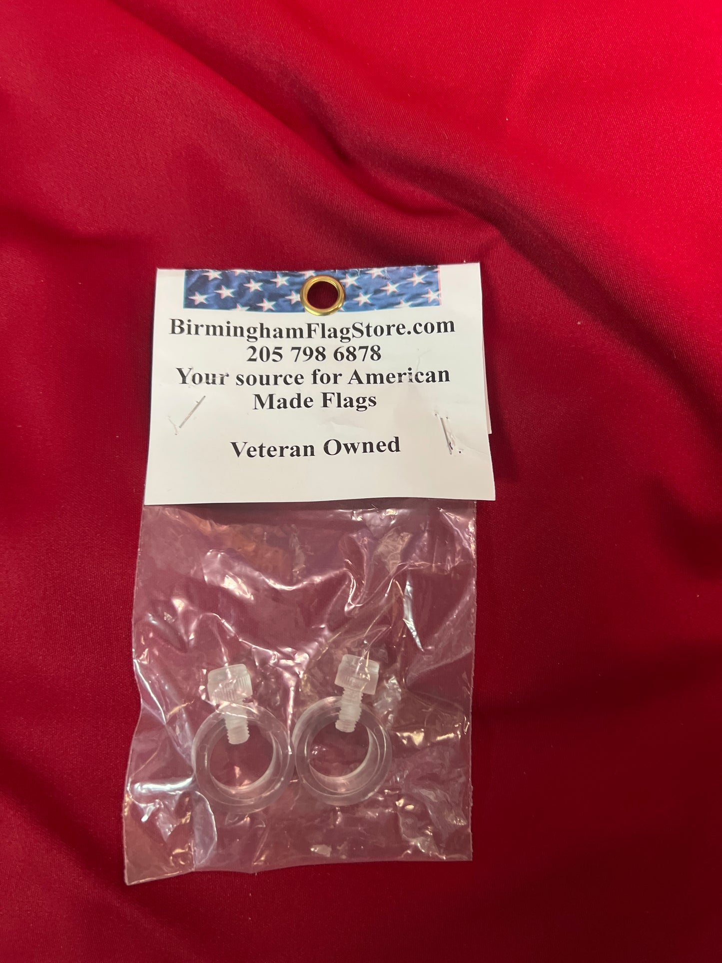 Flagpole rings, Plastic 3/4”