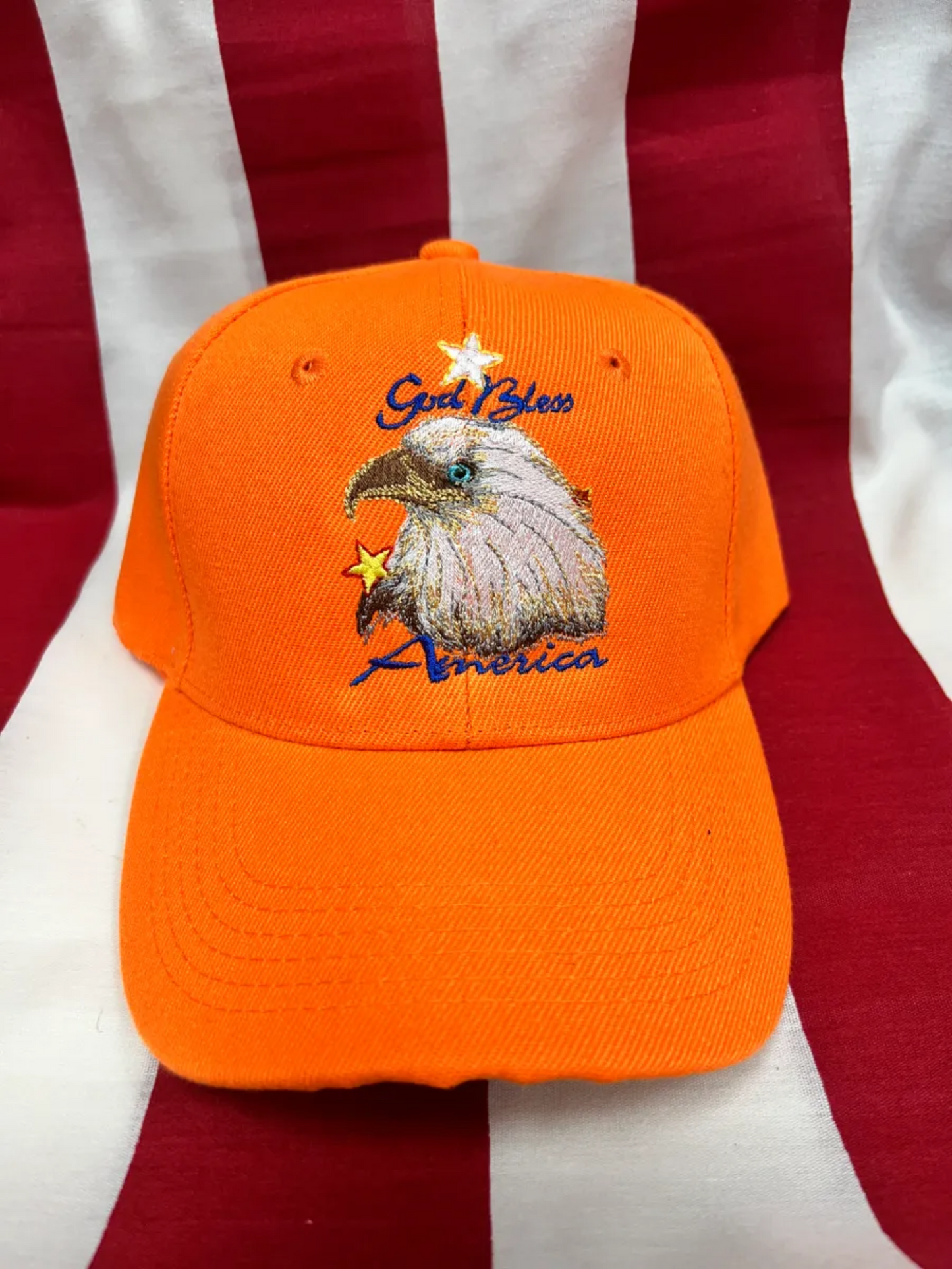 Hat, Embroidered Patriotic Hat