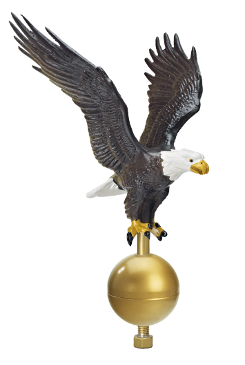 Eagle, Cast Aluminum, 27" wingspan Natural