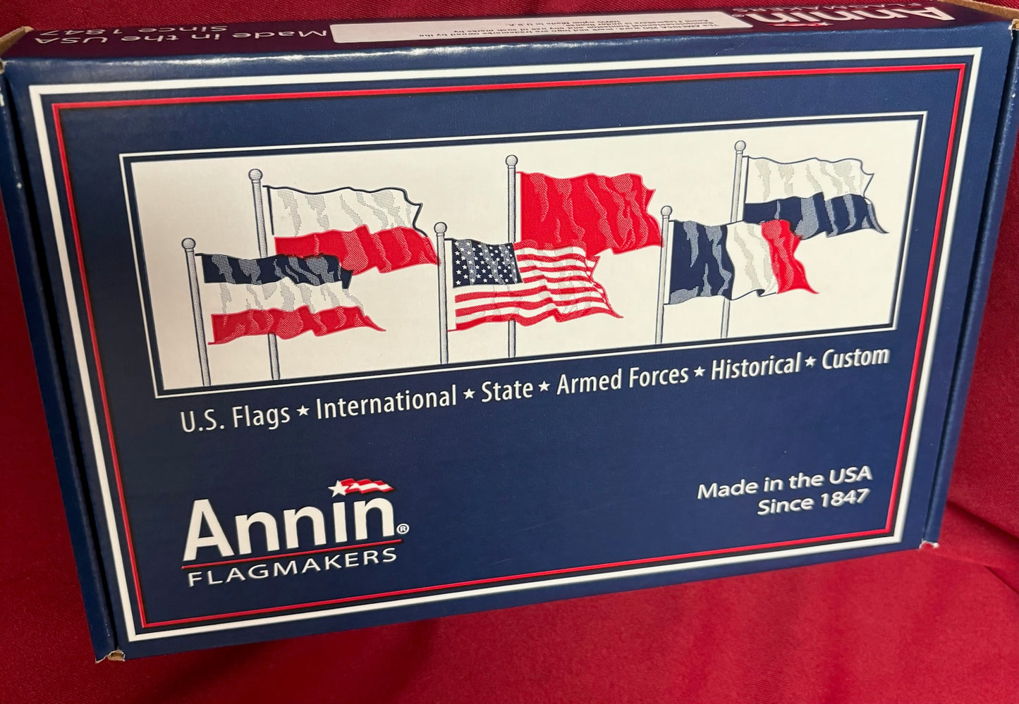 Annin 250th Anniversary Betsy Ross Flag, Nylon, printed