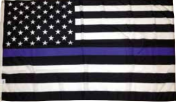 Police, Thin Blue US flag 3'x5'