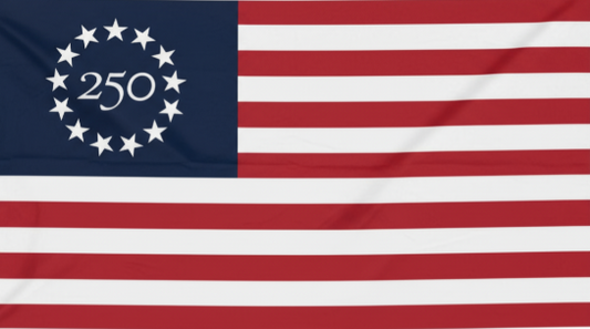 Annin 250th Anniversary Betsy Ross Flag, Nylon, printed